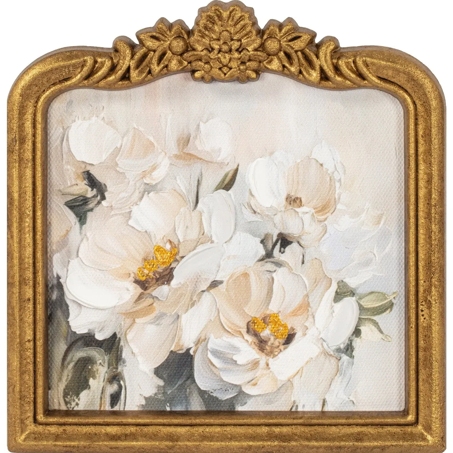 Framed Floral Hand Finished Art