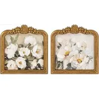 Framed Floral Hand Finished Art