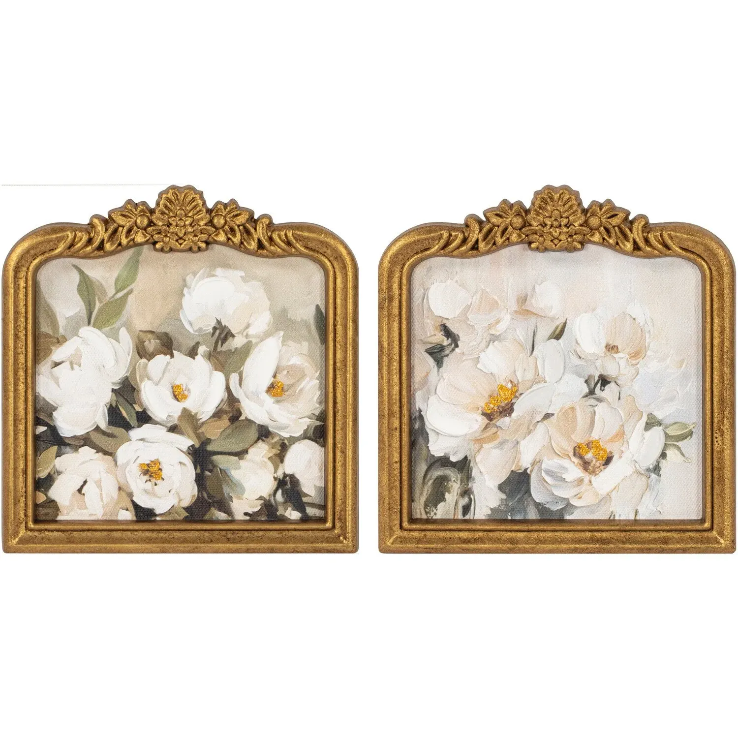 Framed Floral Hand Finished Art image