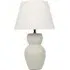 Francesca Ribbed Table Lamp - Cream, Ceramic