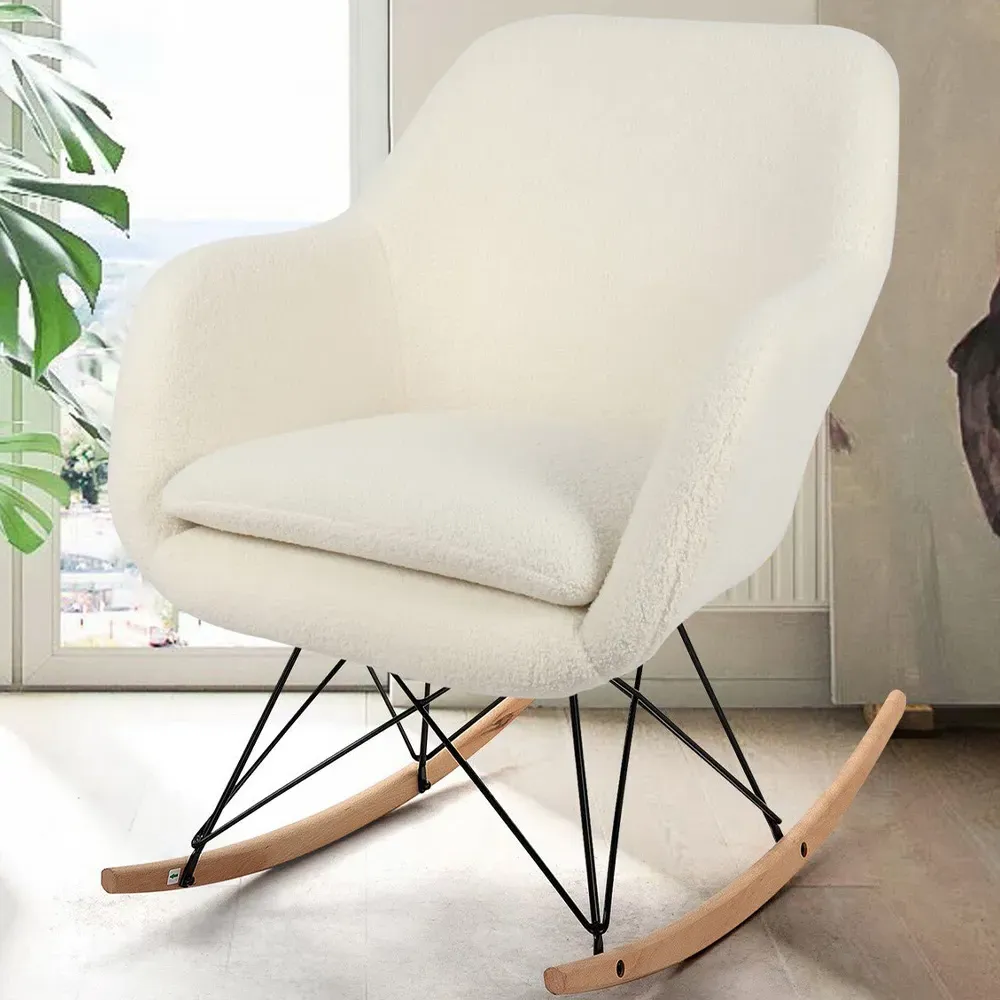 Francis Rocking Chair - Cream