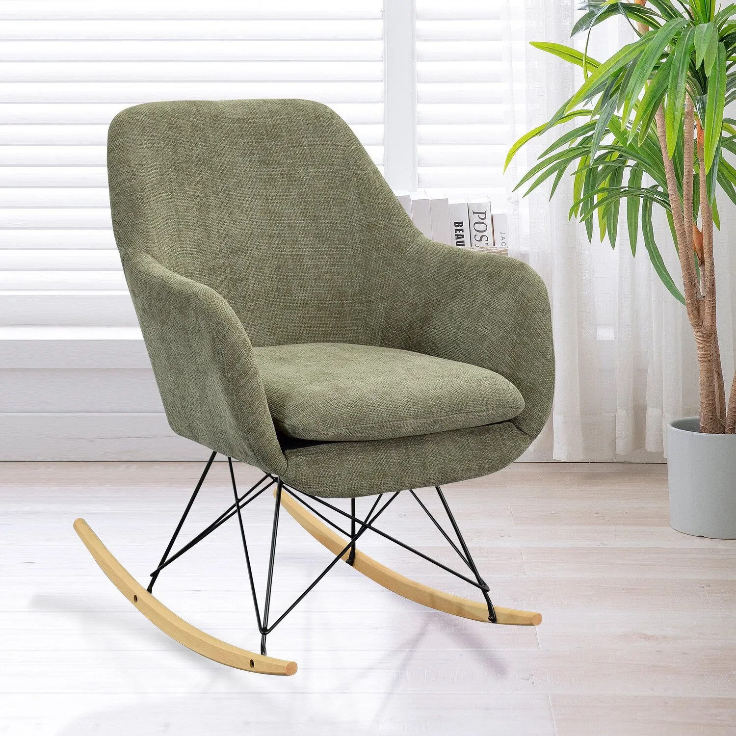 Francis Rocking Chair - Olive