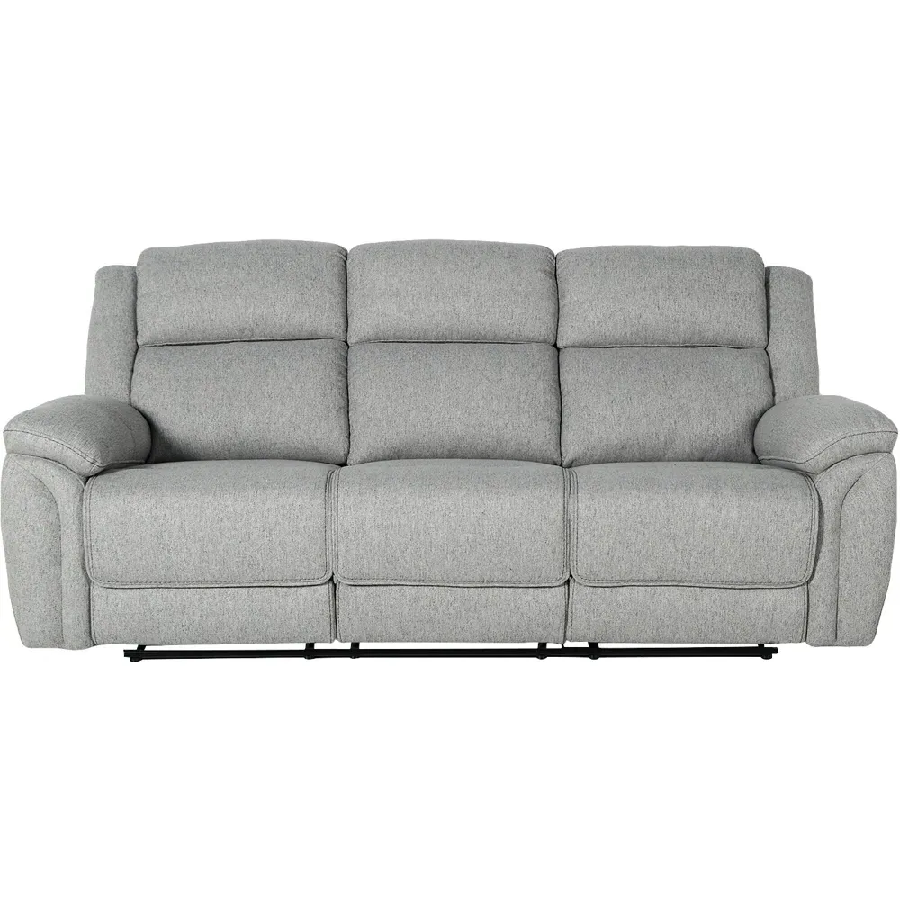Fraser 3-Seater Reclining Sofa - Grey