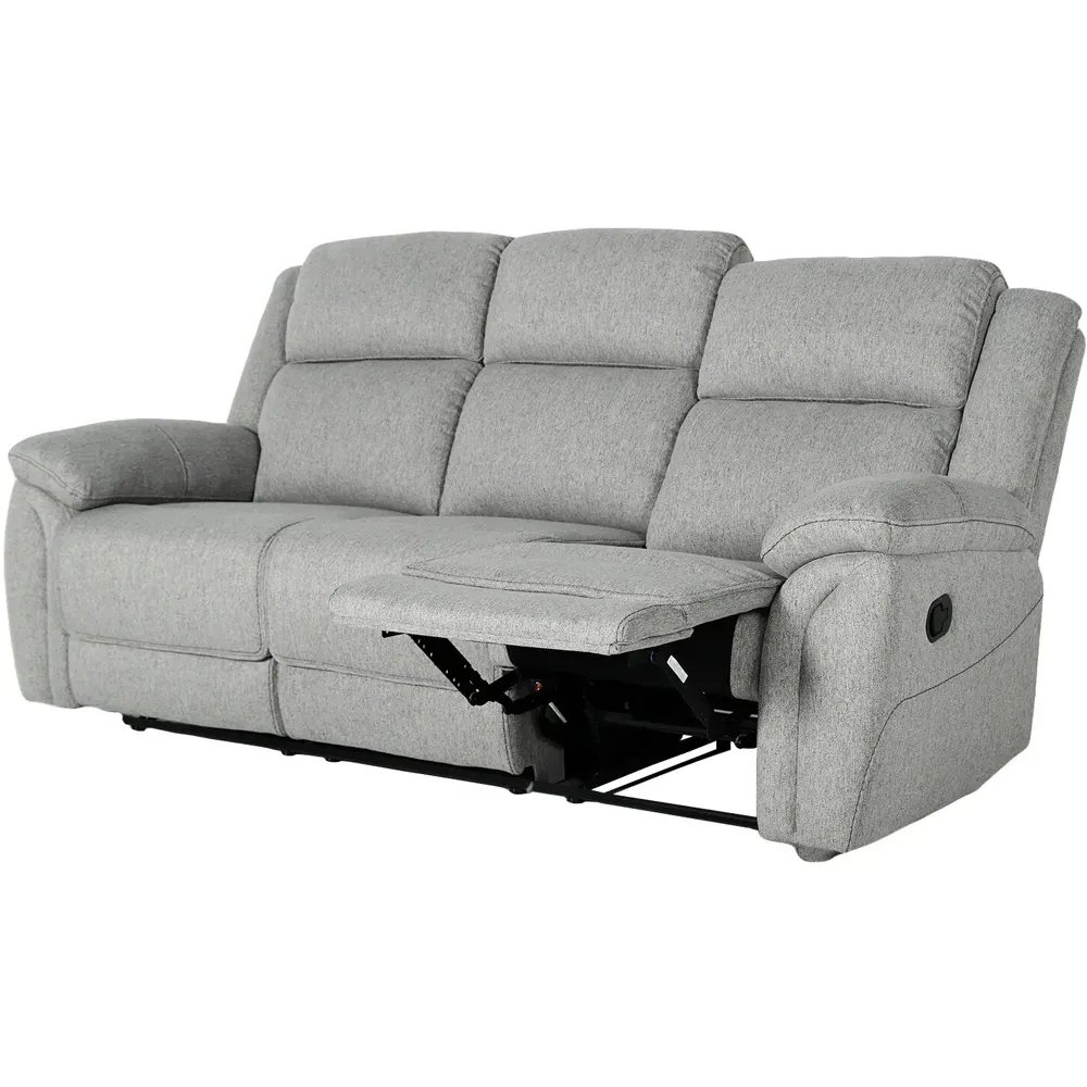 Fraser 3-Seater Reclining Sofa - Grey