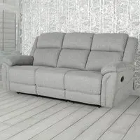 Fraser 3-Seater Reclining Sofa - Grey
