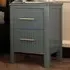 Fregona 2 Drawer Bedside Table - Grey, Pine