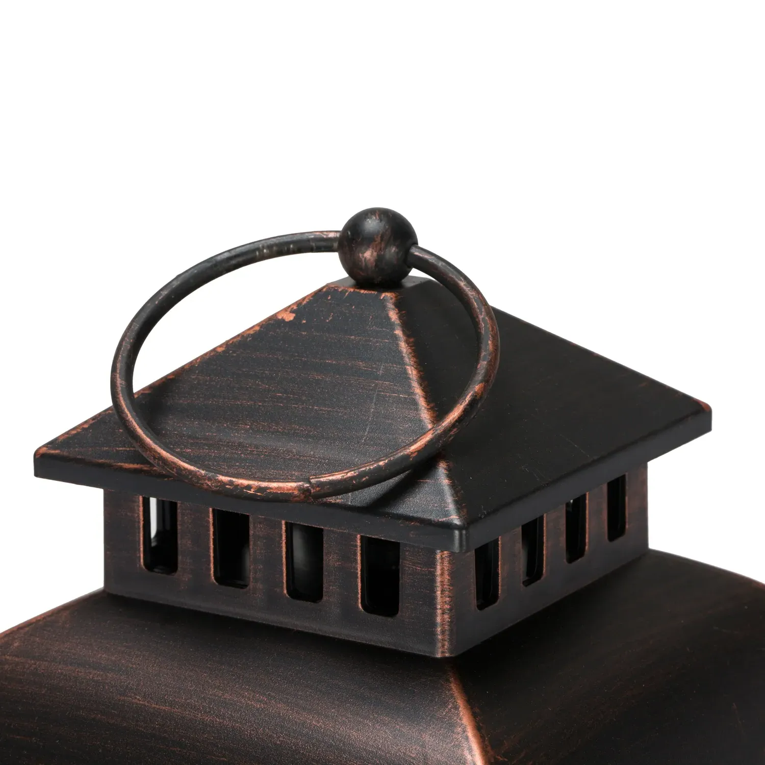 Frosted Fairytale Triple LED Lantern - Copper