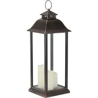 Frosted Fairytale Triple LED Lantern - Copper