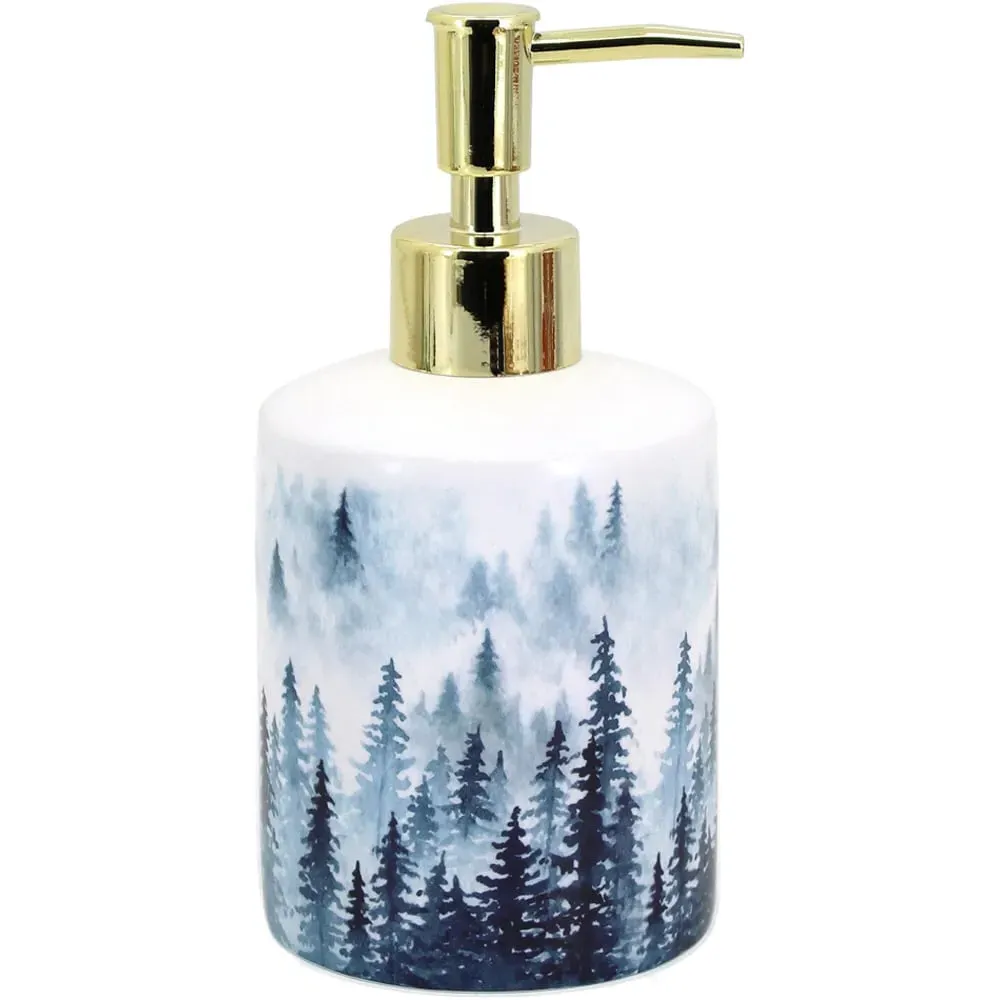 Frosty Forest Soap Dispenser - Blue image