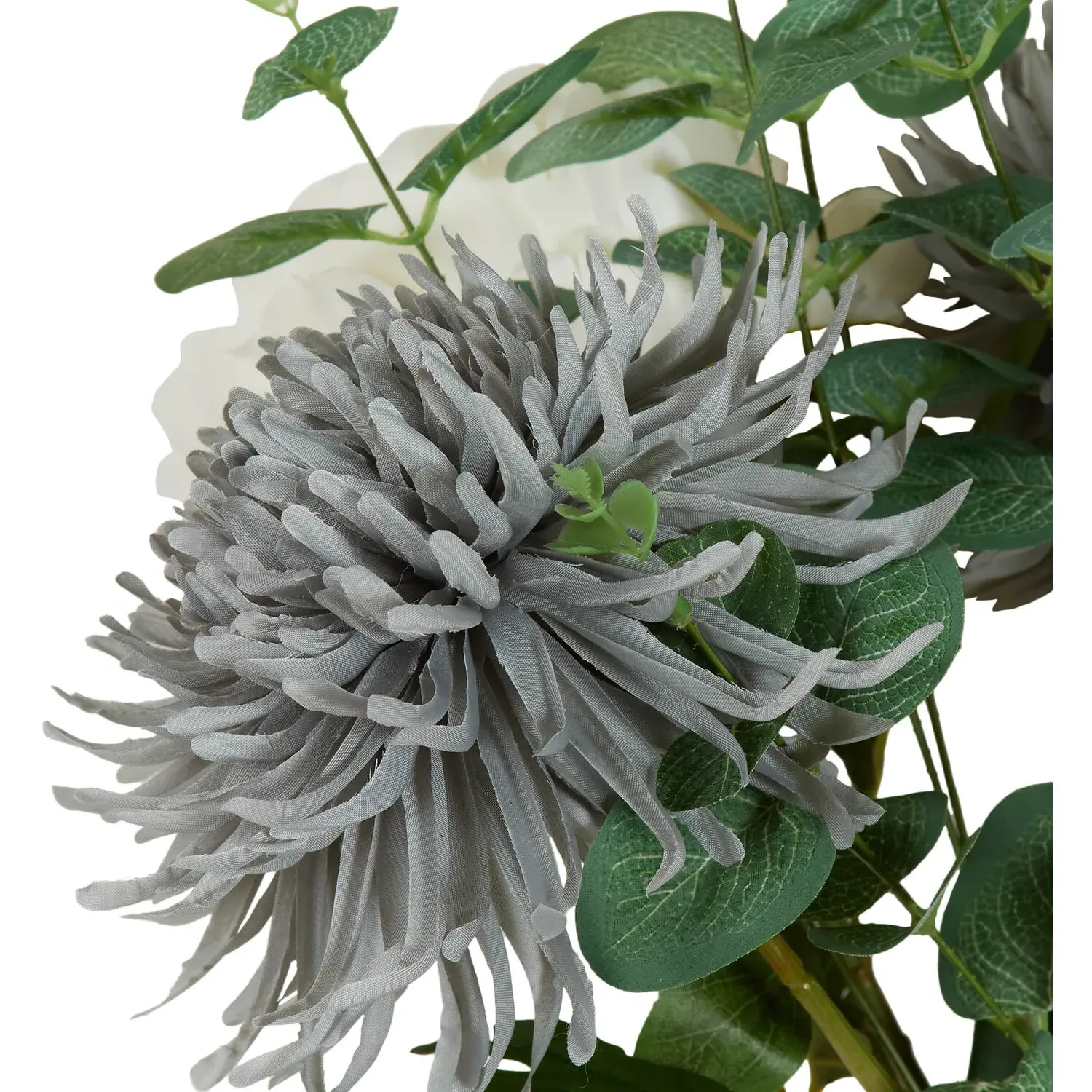 Fuji & Peony Artificial Bouquet - Grey