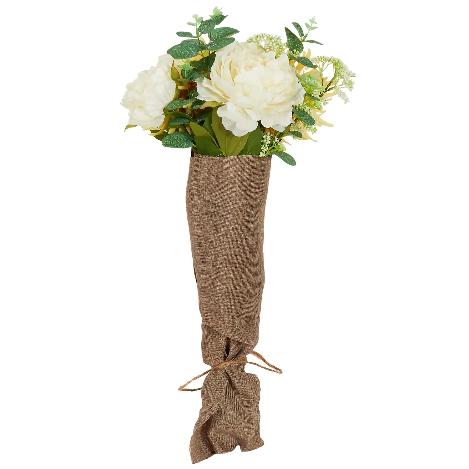 Fuji & Peony Artificial Bouquet - Yellow