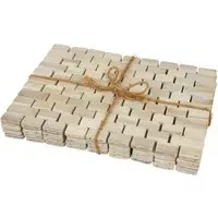 Fusion 4 Pack Placemats - Cream, Driftwood