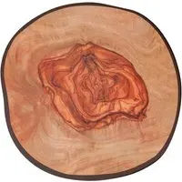 Fusion 4 Pack Placemats - Orange, Olive Wood