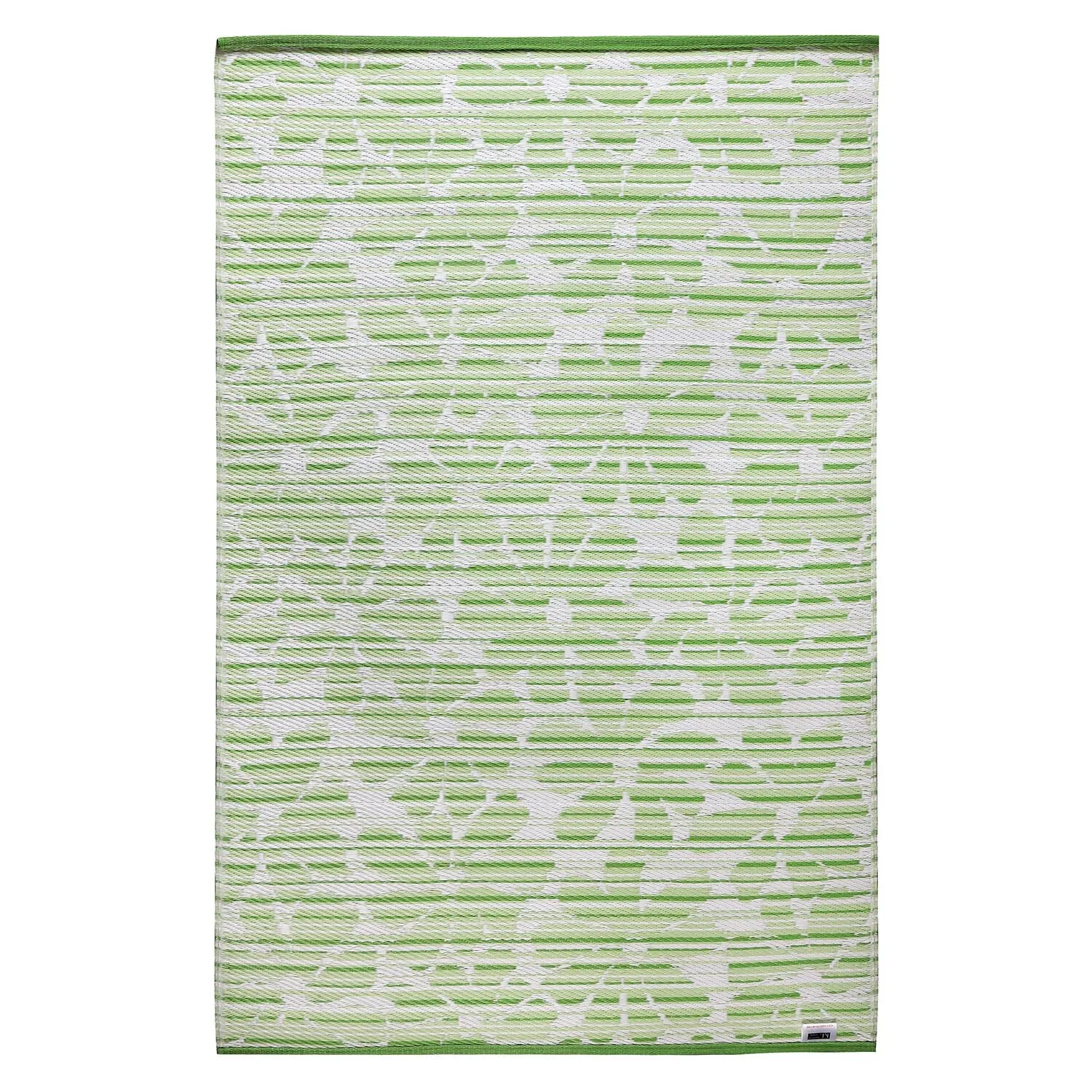 Garden Flower Outdoor Rug - Green