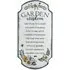Garden Wisdom Metal Sign - White