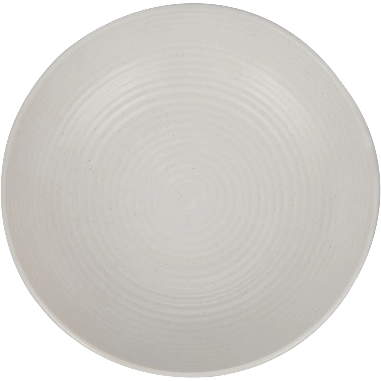 Genoa 24cm Ribbed Serving Bowl - Cream