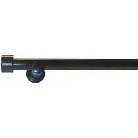 Genoa Curtain Pole - Black