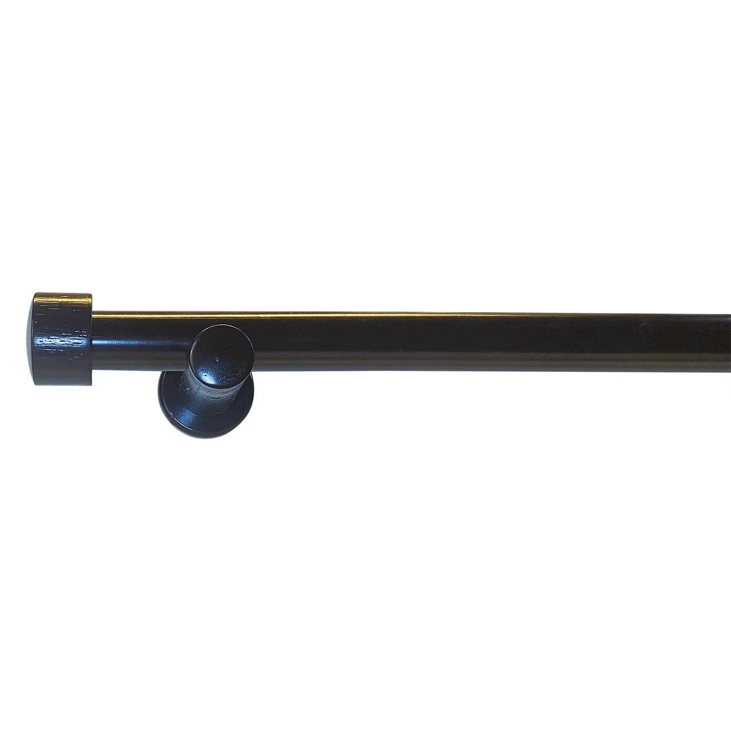 Genoa Curtain Pole - Black