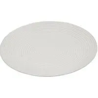 Genoa Ribbed Dinner Plate - Cream