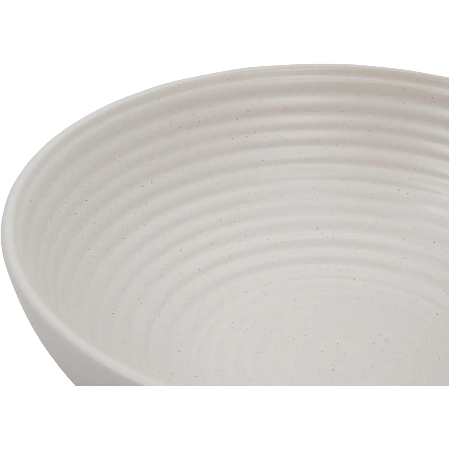 Genoa Ribbed Pasta Bowl - Cream