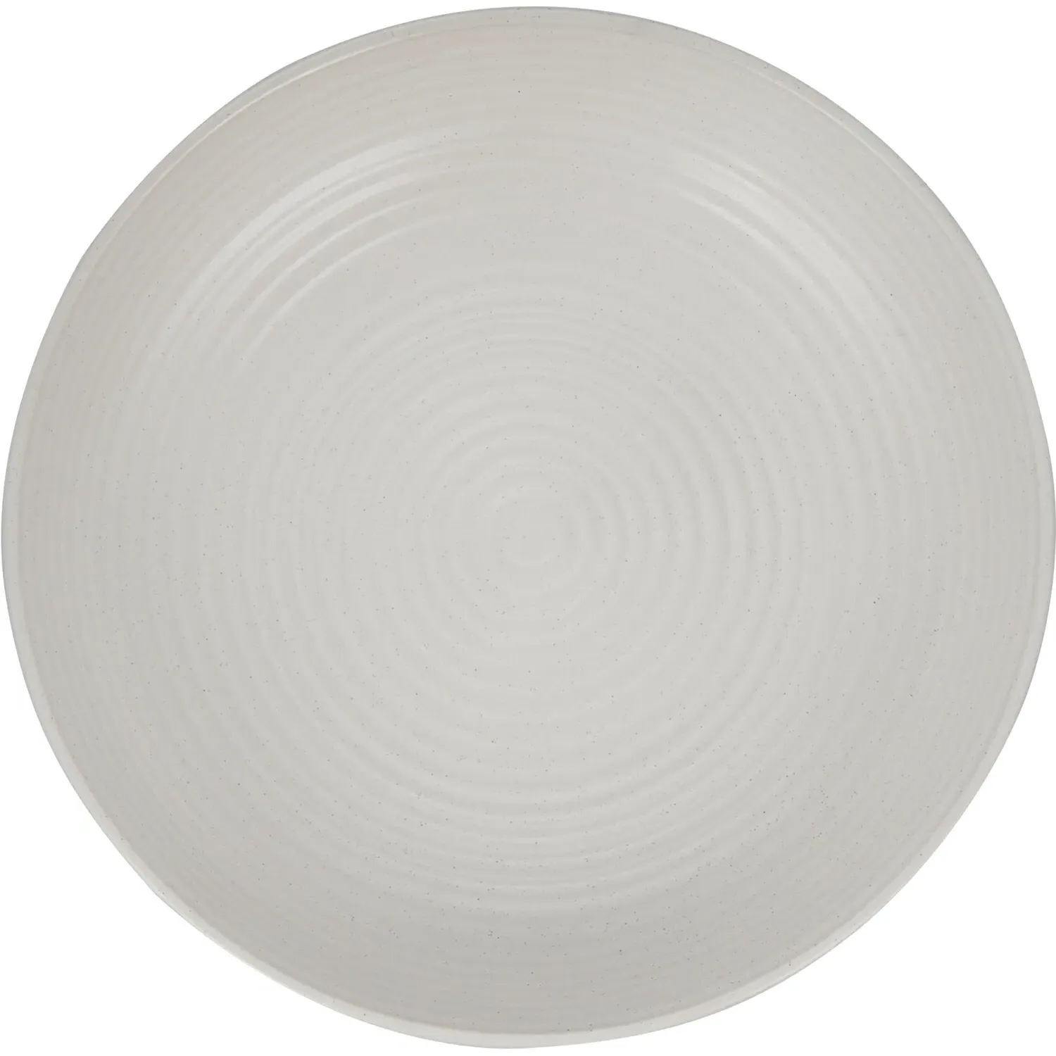 Genoa Ribbed Serving Bowl - Cream