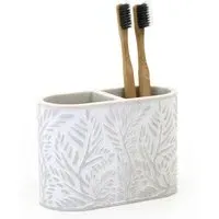 Gentle Leaf Toothbrush Holder - Beige