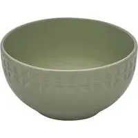 Geo Debossed Rice Bowl - Sage