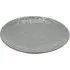 Geo Debossed Side Plate - Grey