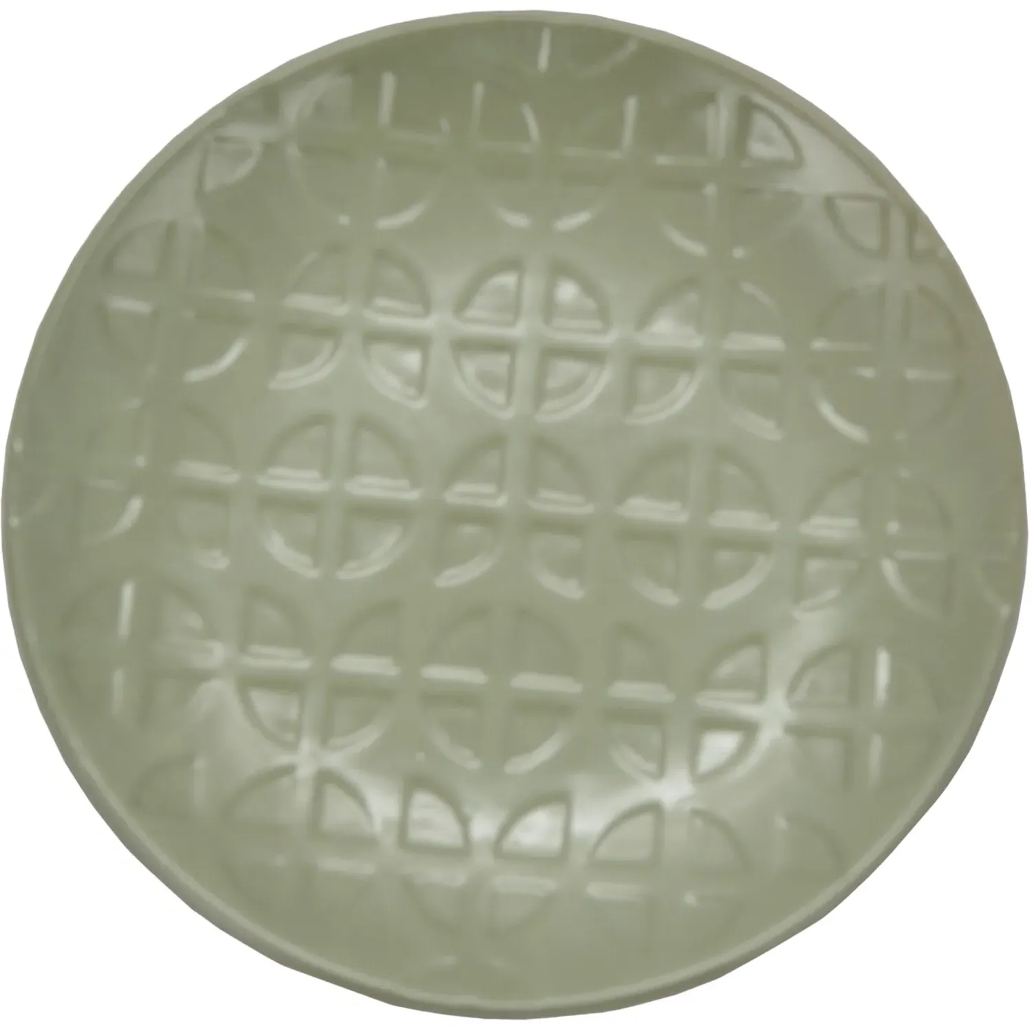 Geo Debossed Side Plate - Sage