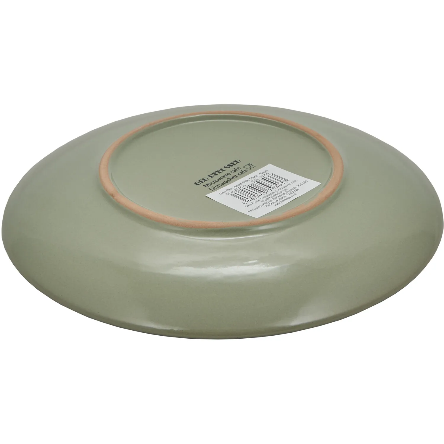 Geo Debossed Side Plate - Sage