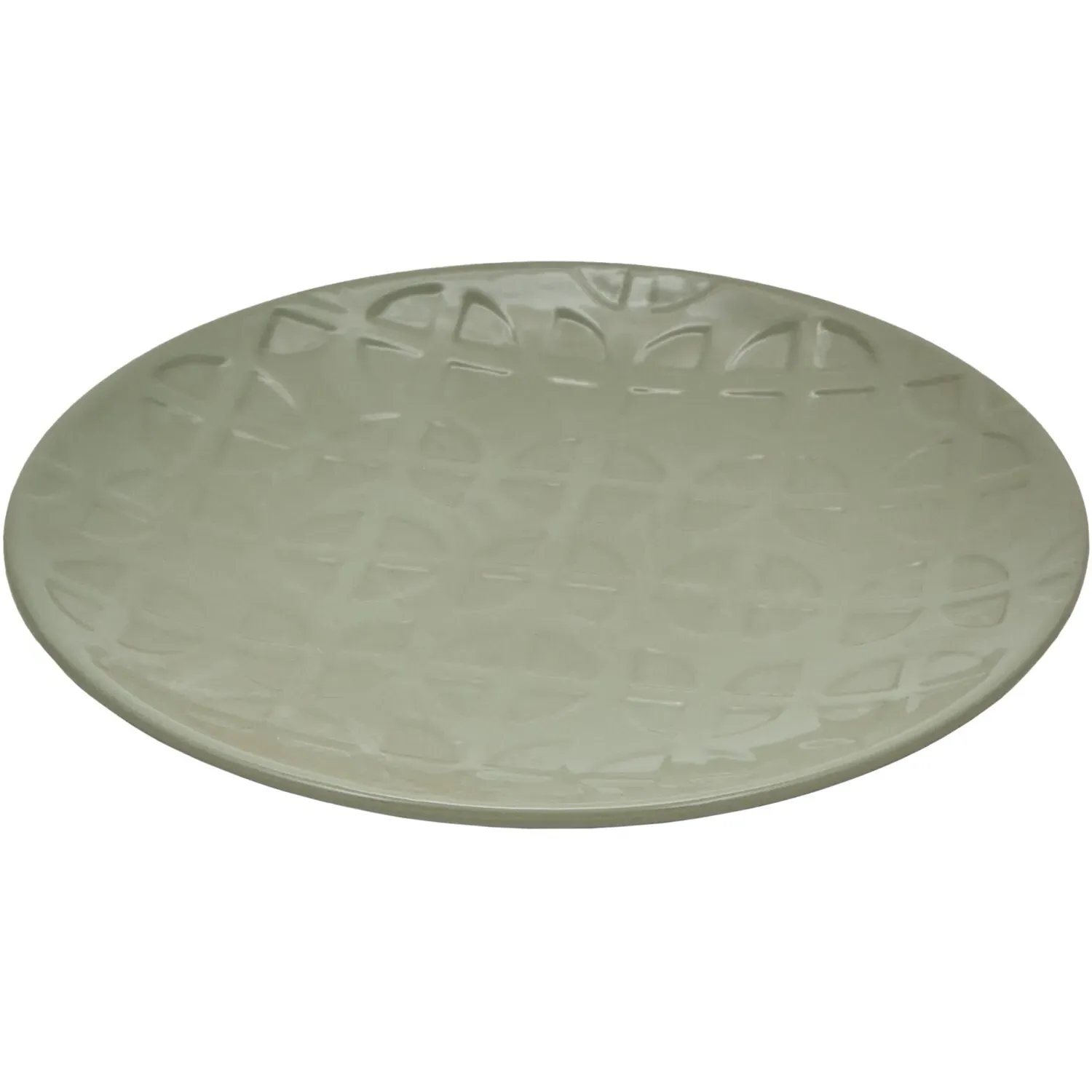 Geo Debossed Side Plate - Sage