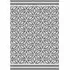 Geo Flower Outdoor Rug - Dark Grey