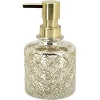 Geo Glass Dispenser - Gold