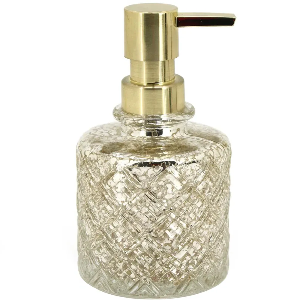 Geo Glass Dispenser - Gold image