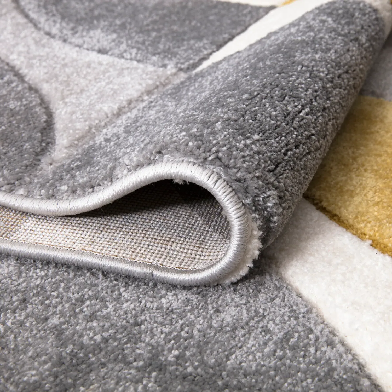 Geo Rug 120cm - Ochre