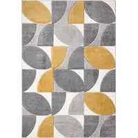 Geo Rug 120cm - Ochre