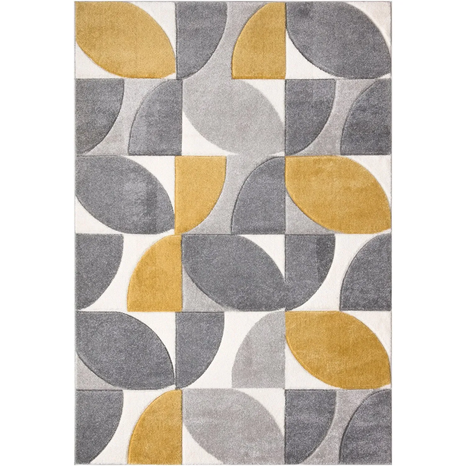 Geo Rug 120cm - Ochre image