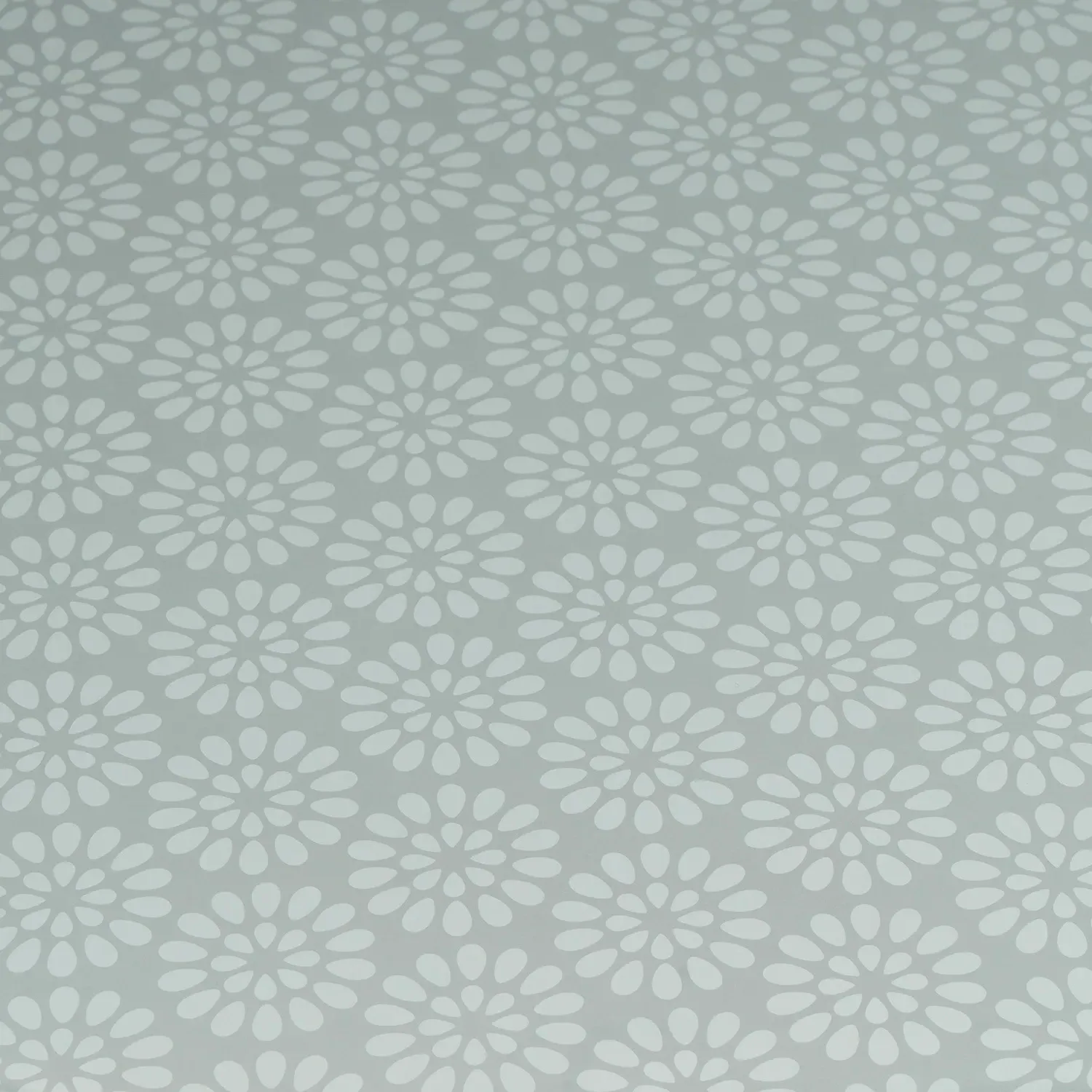 Geometric Blossom Worktop Saver - Grey, Glass