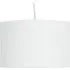 Geometric Drum Shade 25cm - White