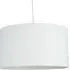 Geometric Drum Shade 30cm - White