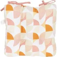 Geometric Seat Pad - Pink