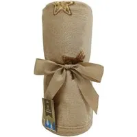 Gingerbread Cookies Fleece Throw - Brown