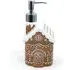 Gingerbread House Ceramic Soap Dispenser - Brown