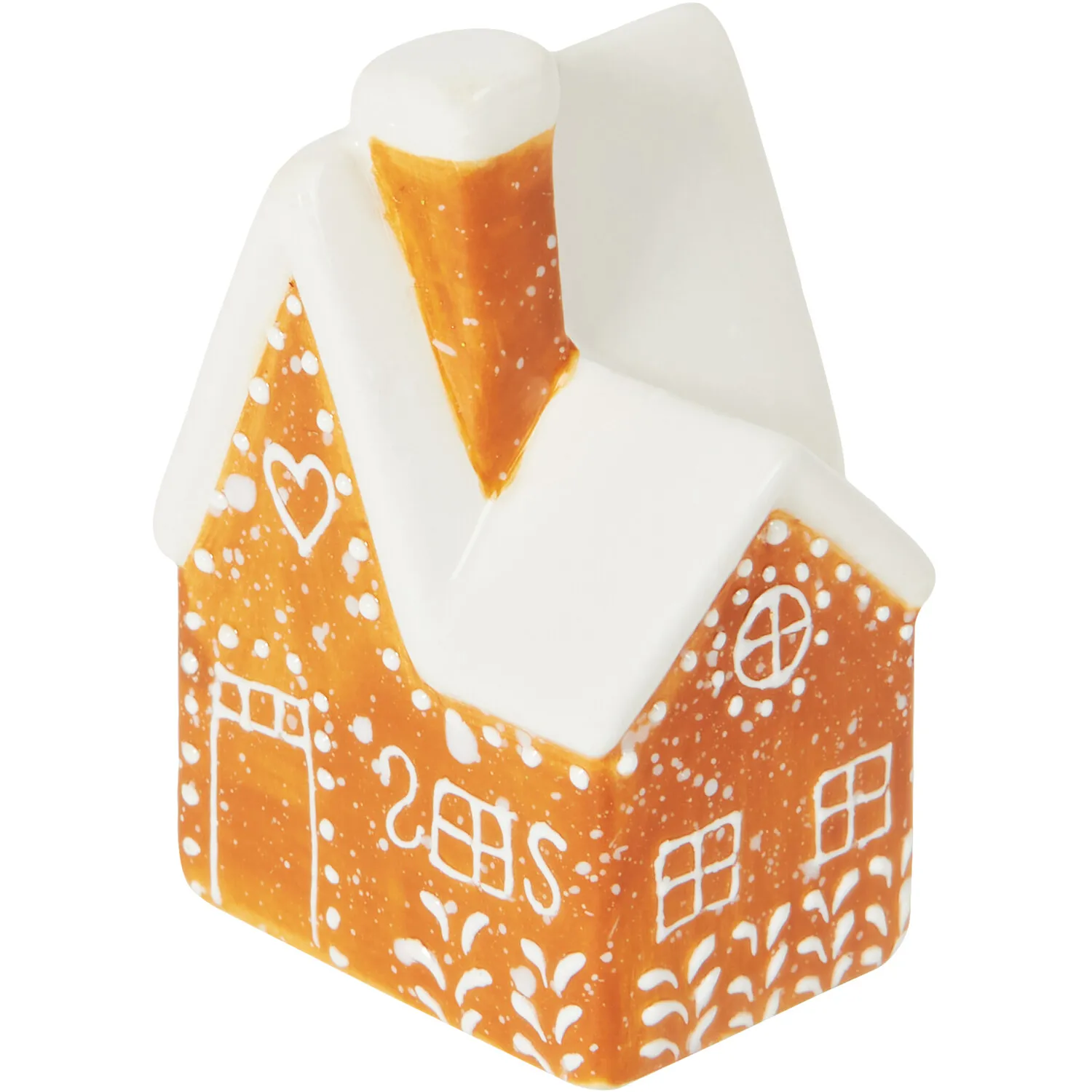 Gingerbread House Salt & Pepper Shakers - Brown