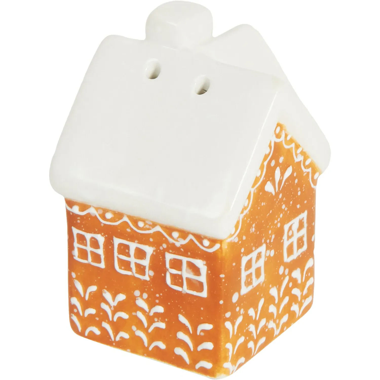 Gingerbread House Salt & Pepper Shakers - Brown