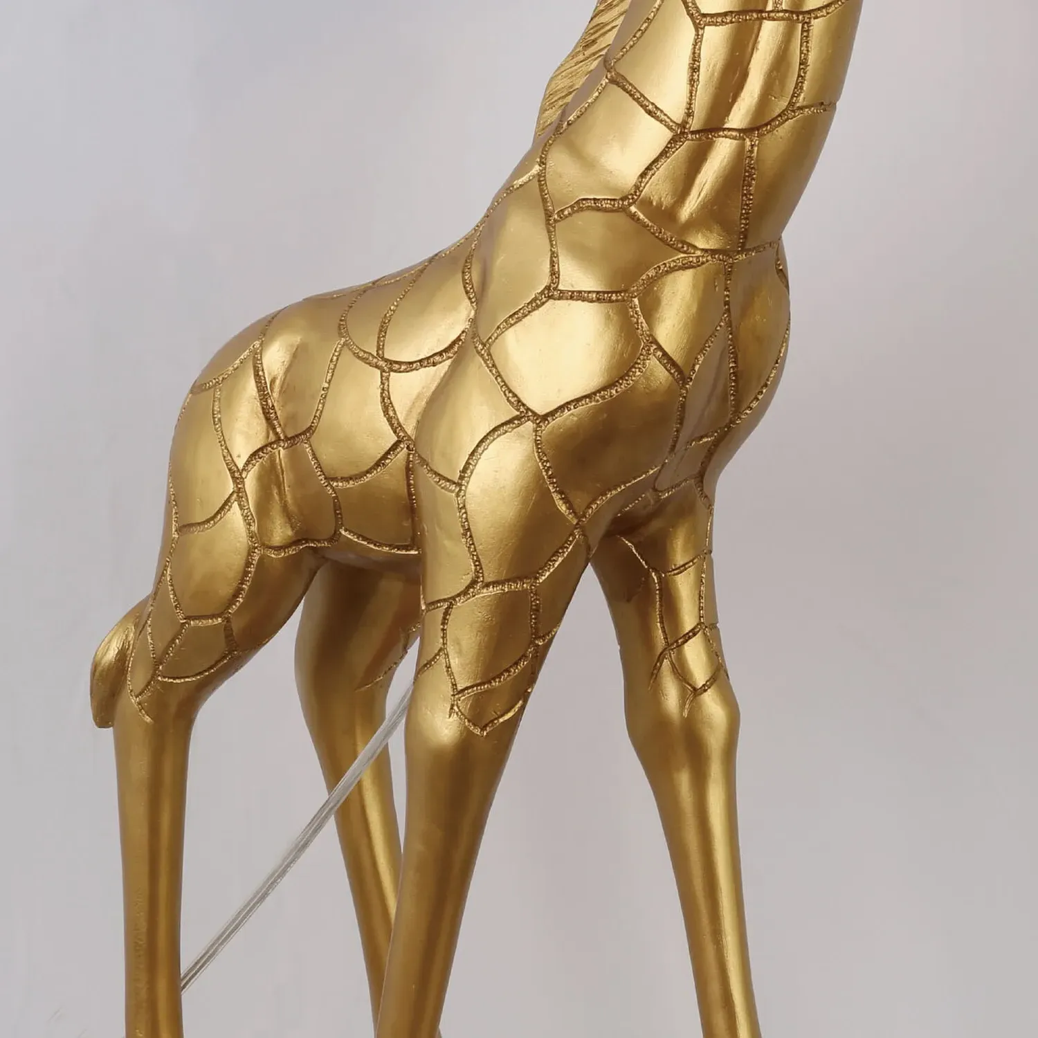 Giraffe Floor Lamp - Black, Gold
