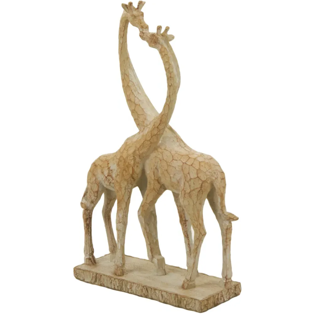 Giraffes Ornament - Natural