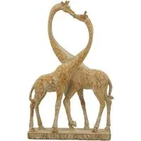 Giraffes Ornament - Natural