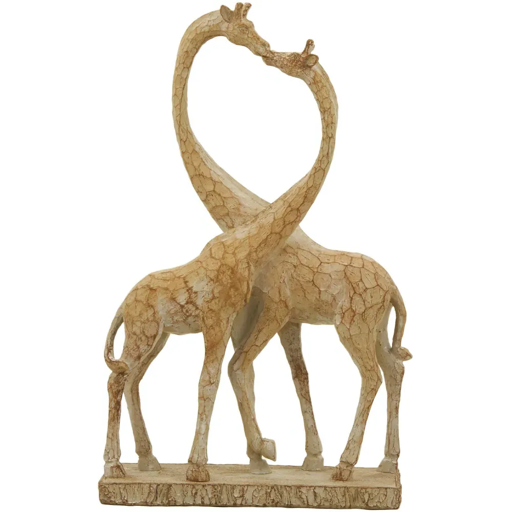 Giraffes Ornament - Natural