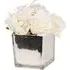Glamour Cube Floral Arrangement - White